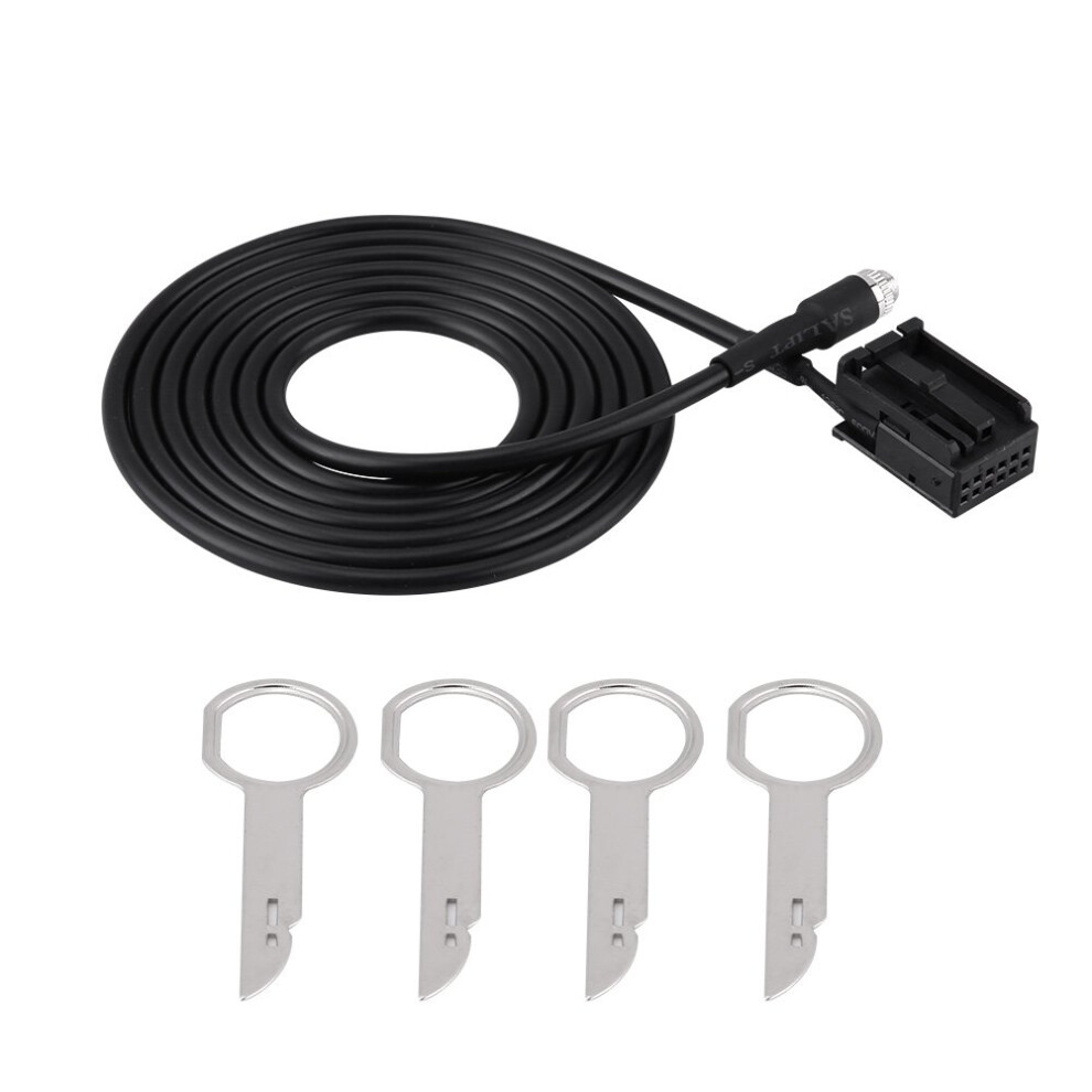Car Aux Cable For Ford Focus Mondeo, Mp3 Audio Input Adapter With Removal Key For 6000 Cd Player 9347817574128