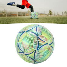 Pallone da calcio Glow Taglia 5, Resistente all'usura, Luminoso per Partite Notturne e Allenamenti