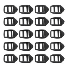 20PCS Metal Adjustable Belt Buckles for Bags & Luggage, 2.5x3.8cm