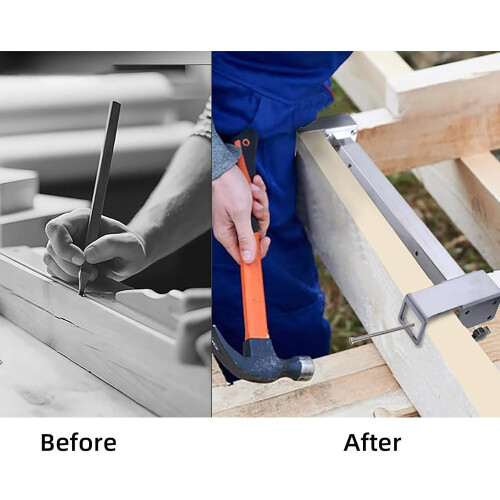 Framing Layout Tool Adjustable Wall Stud Spacing 1624 Inch Aluminum Accurate Measurement 2