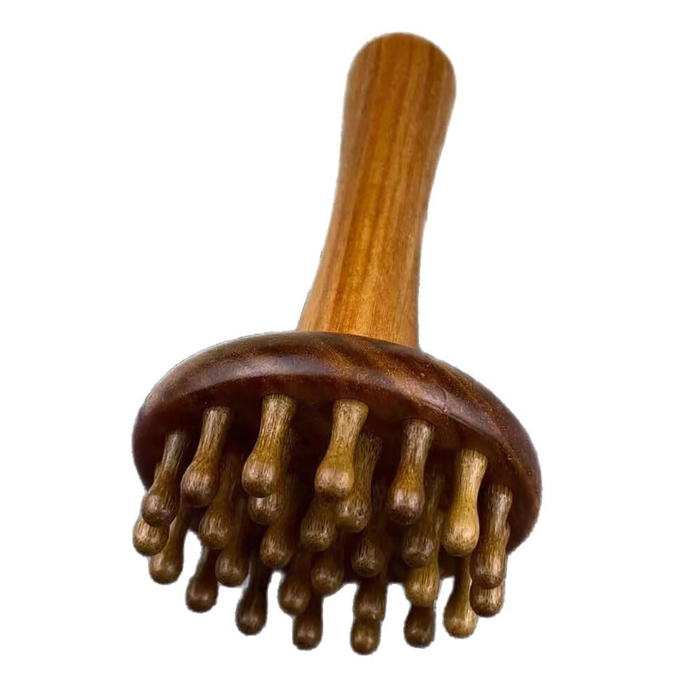 Sandalwood Gua Sha Massage Tool Portable Wooden Meridian Massager For Head Neck Leg Body Sore Muscle Relief