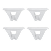 4X Routerstandaard Wandmontagebeugel voor Starlink Gen 2, Stevige Routerstandaard met Schroefmontageset