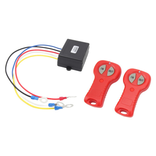 Wireless Winch Remote Control Kit 12V 24V with Two Controllers 1