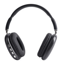 Casque sans fil Bluetooth 5.0 en ABS, 150 mAh, réduction du bruit, pliable, noir