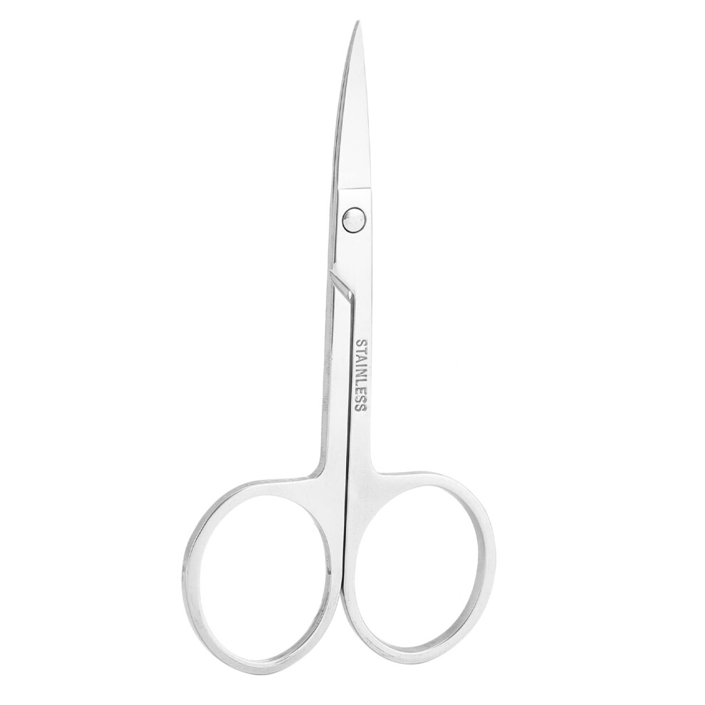 Mustache Scissors Set, Stainless Steel Nose and Eyebrow Trimming Scissors for Professional Hair Cutting and Grooming