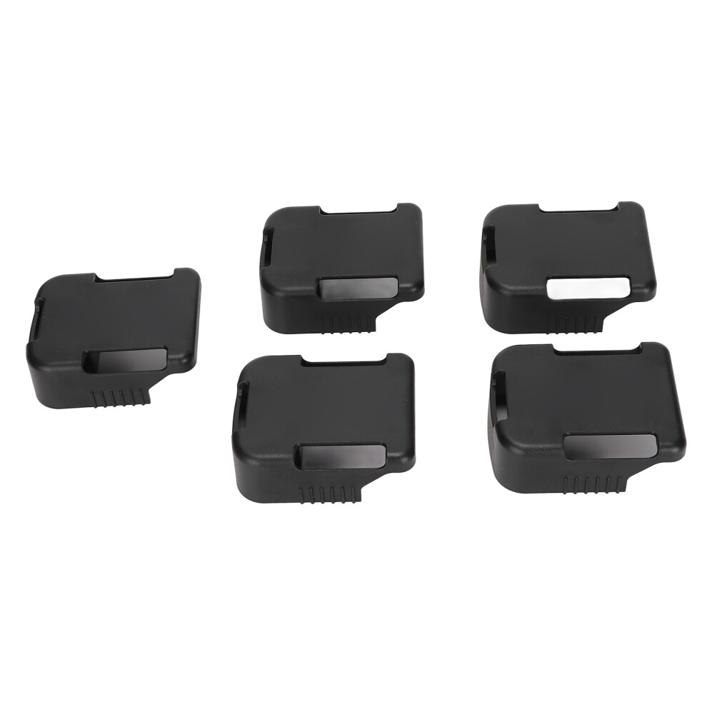 5Pcs Lithium Battery Holder For 18V Flat Push Lithium Batteries Storage Rack 7891382275215