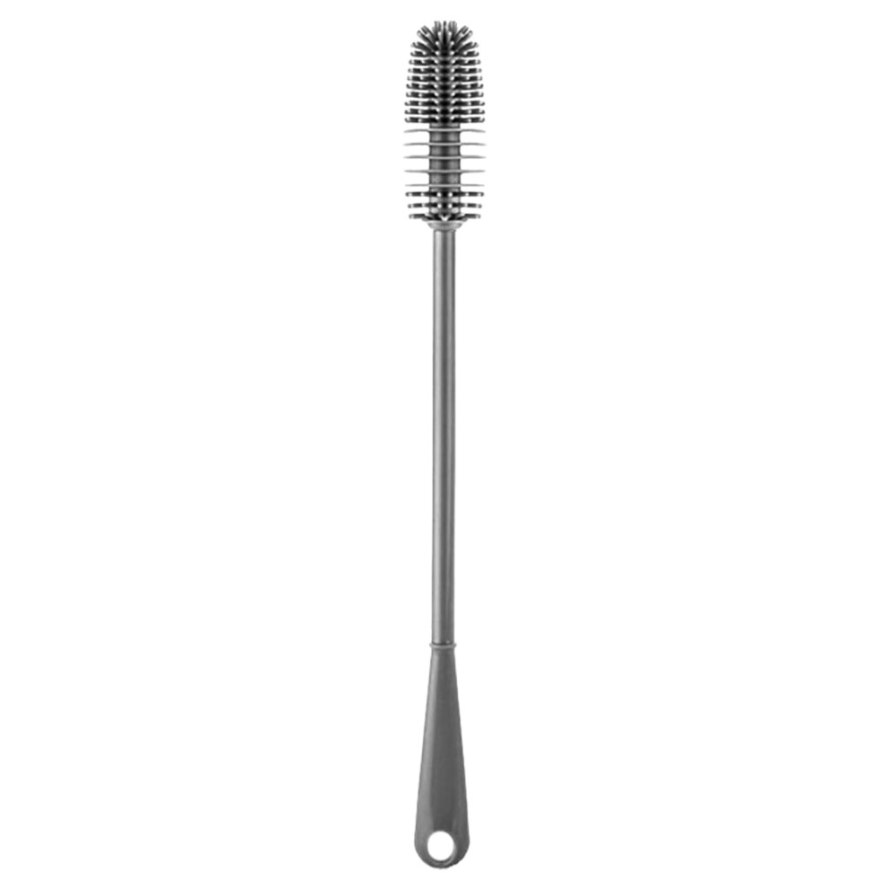 Silicone Bottle Brush with Long Handle for Deep Clean, Flexible Baby Bottle Cleaner, Dishwasher Safe