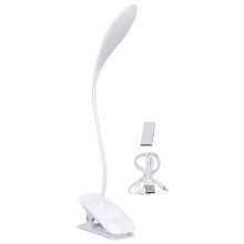 Lampe de lecture LED avec protection oculaire, lampe de bureau à luminosité réglable avec pince robuste pour la lecture et les études, lampe de