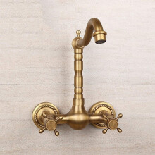 Faucets European Style InWall Retro Vintage All Bronze Bathtub WaterTap Flow