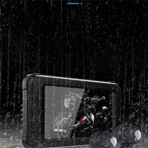 Motorcycle Waterproof Wireless Carplay Touch Screen Android Auto GPS Navigator Motorcycle Recorder,5 Inch,with 2 Cameras 1