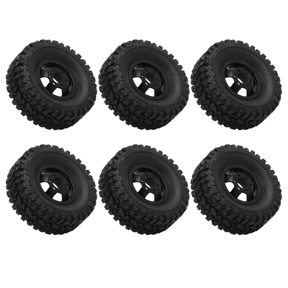 Rc Rubber Tires With Aluminum Alloy Wheel Hub For Wpl C14-C44 67Mm 3301375980407