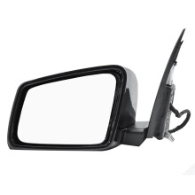 Ensemble de RéTroviseur de Porte LatéRale Gauche Noir pour W204 C-Calss C300 C350 C63 2011-2014