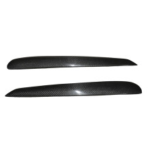 Phares de Voiture en Fibre de Carbone Sourcils PaupièRes Couverture Cils Phares Autocollants pour 6 MK6 2008-2012