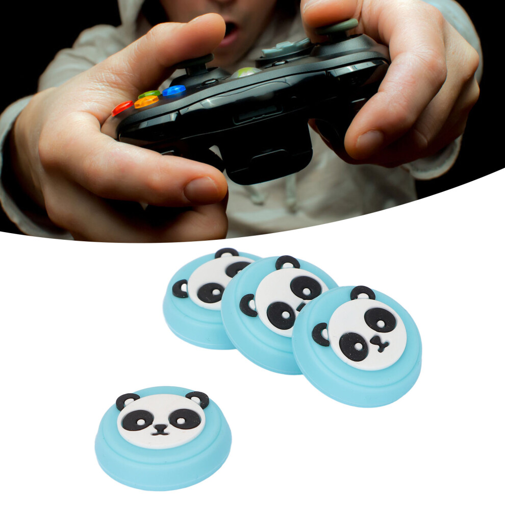 4Pcs Silicone Thumb Grip Caps For Ps5 & Xbox Controllers Blue 9401375980743