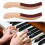 Piano Hammerhead Sanding Plate S Shape Solid Wood Felt Repair Tool 10