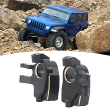 2 pezzi di assali anteriori in ottone e Snodi di sterzo per Crawler RC 1/10