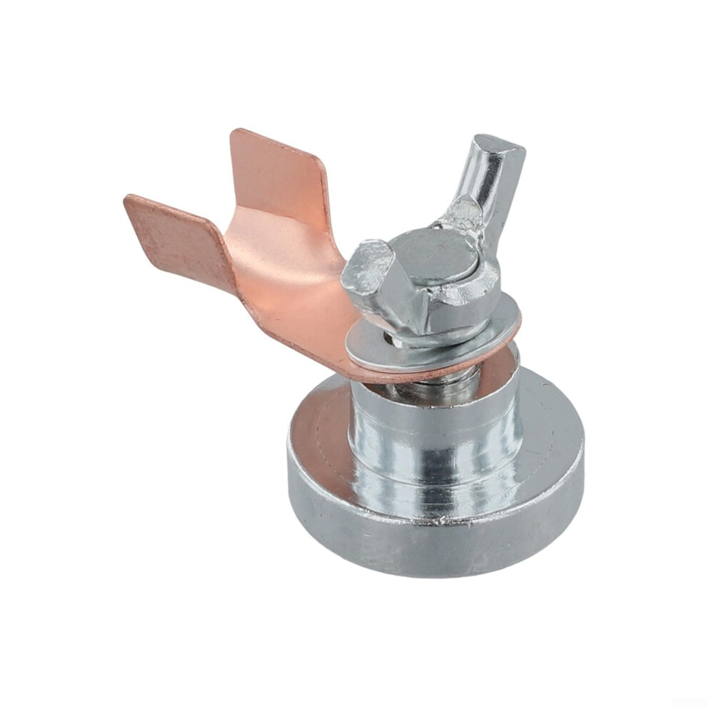 Magnetic Welding Support Clamp For Iron Flat And Round Workpieces, Welding Ground Clamp, Heavyduty Welding Fixture 9347817578218