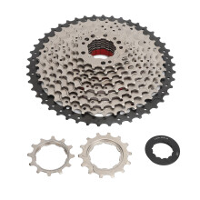 Durable Design Speed Cassette 12-46T Corrosion Resistant Lightweight Aluminum Alloy Smooth Conversion for Mountain Road Hybrid Bikes Easy