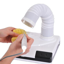 Electric Iron Soldering Fume Extractor LED Light Dust Suction Nail Art Dust Electronics