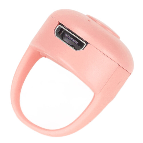 Pink Bluetooth Remote Control Ring for Smartphones Compact and Easy to Use 2