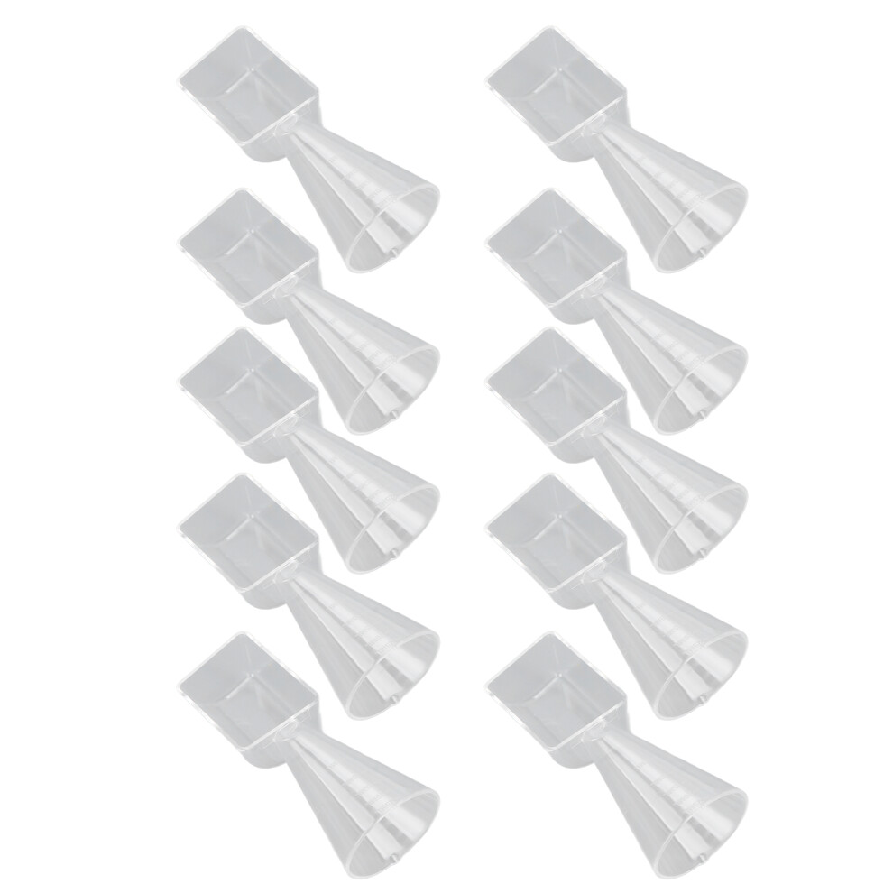 10Pcs Mask Measuring Cups PP Multifunctional Mask Spoon with Scale
