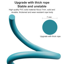 Springseil mit Foam-Kugeln PVC+PP+Silicone, 13,5 cm Griffe, Indoor-Fitness