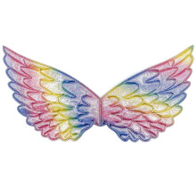 Eenhoornvleugels voor kinderen, Halloweenvleugels voor peuters, cosplay-accessoires, regenboogvleugels, kostuumfeestartikelen, sneldrogend,