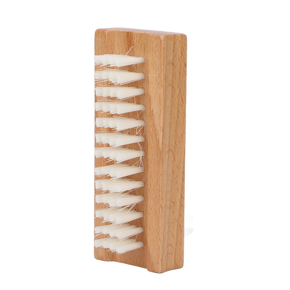 Nail & Toenail Brush Dual Sided Wooden Cuticle Cleaner Manicure Tool