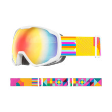 Kids Sports Ski Goggles Fog Resistant for Boys and Girls Ages 3-15, Snowboard and Ski Glasses, Anti-Fog, Adjustable Strap