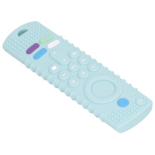 Blauer Fernbedienung Baby-Beißring, Silikon-Gummi-Massage-Spielzeug