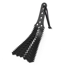 Adult Sex Toy BDSM Leather Restraint Whip for Couples, Bondage Role Play, Teasing and Training, Adjustable Size