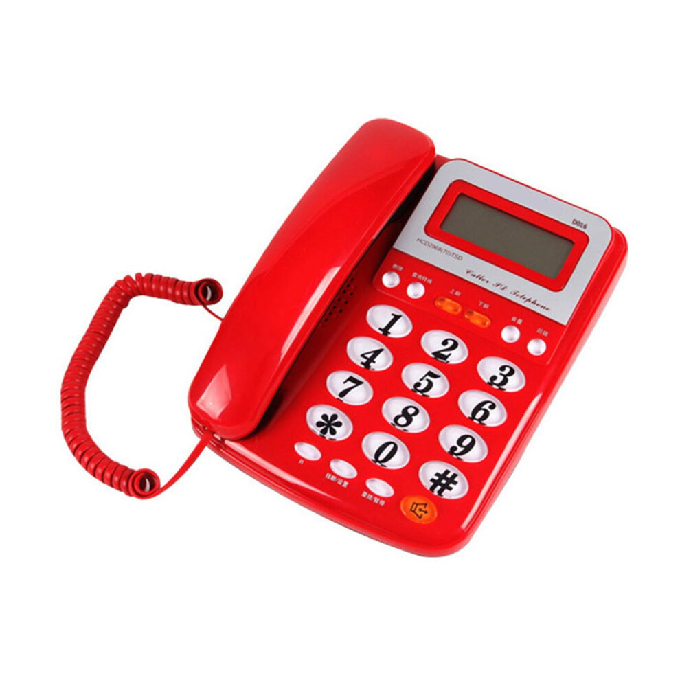 Landline Phone With Large Buttons, Caller Id, Call Storage, Alarm Clock, Date And Time Display 9382693342867