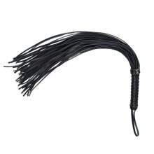 BDSM Whip and Bondage Paddle with Ergonomic Grip, Sensual Leather Strands, Discreet Packaging