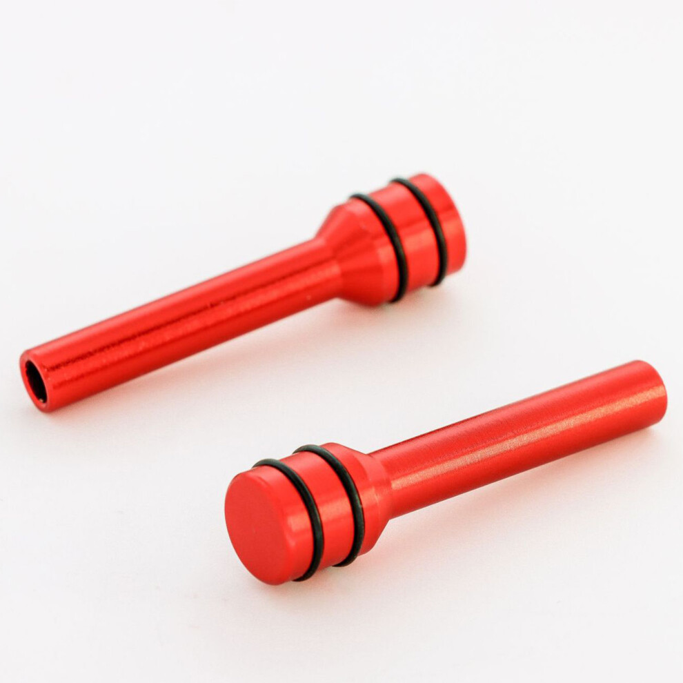 Universal Aluminum Alloy Car Door Lock Knob 5Cm Pull Pin Red 9361375990503