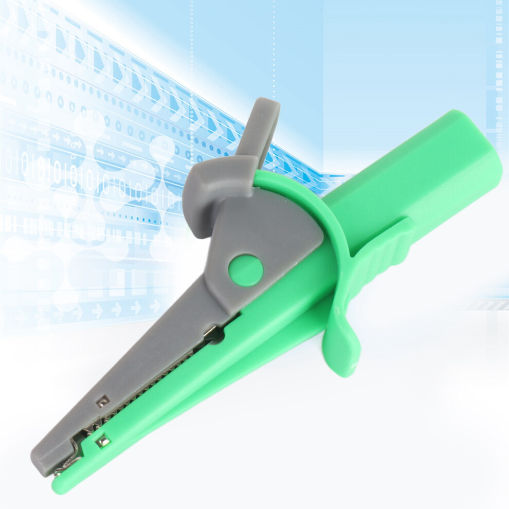 Insulated Test Clamp 20Mm Opening, 600V, 10A, Model J.60041 Green 4031375991071