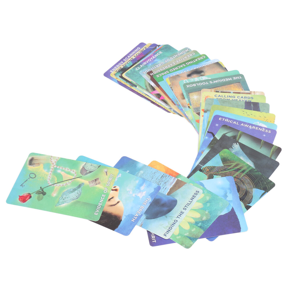 50 Sheets Tarot Cards Set Flexible Paper Divination Cards for Leisure Party