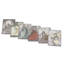 78 Stück beschichtete Papp-Tarotkarten für Wahrsagerei und Partenspiele