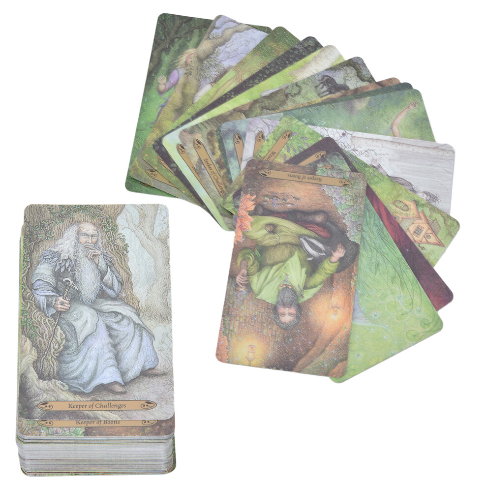 Forest of Enchantment Tarot Card Deck 78 Easy Shuffle Divination Toys