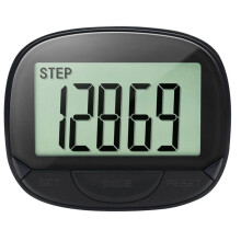 Walking Distance Step Pedometer LCD Display Electronic Running Distance Monitor Clip- Pedometer for Men Women Outdoor