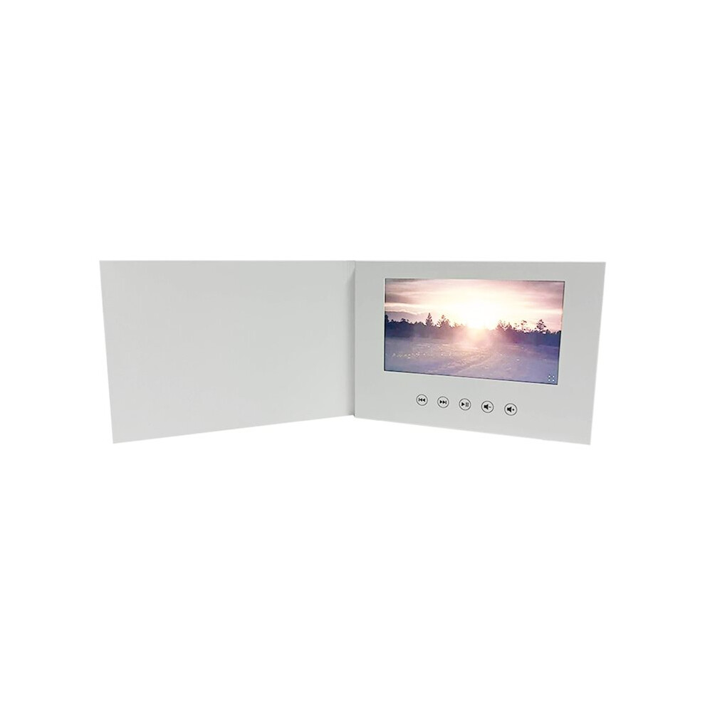 7 Inchs Birthday Video Book Card 4Gb Lcd Invitation Gift Music Greeting Card Upload Videos Photos Wedding Invite 6032011218215