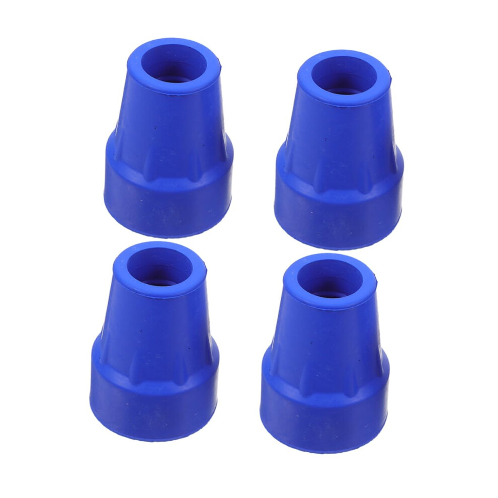 4pcs Cane Rubber Tips Non Slip Grip Replacement for Walking Stick Hiking Poles Durable Feet for Elderly
