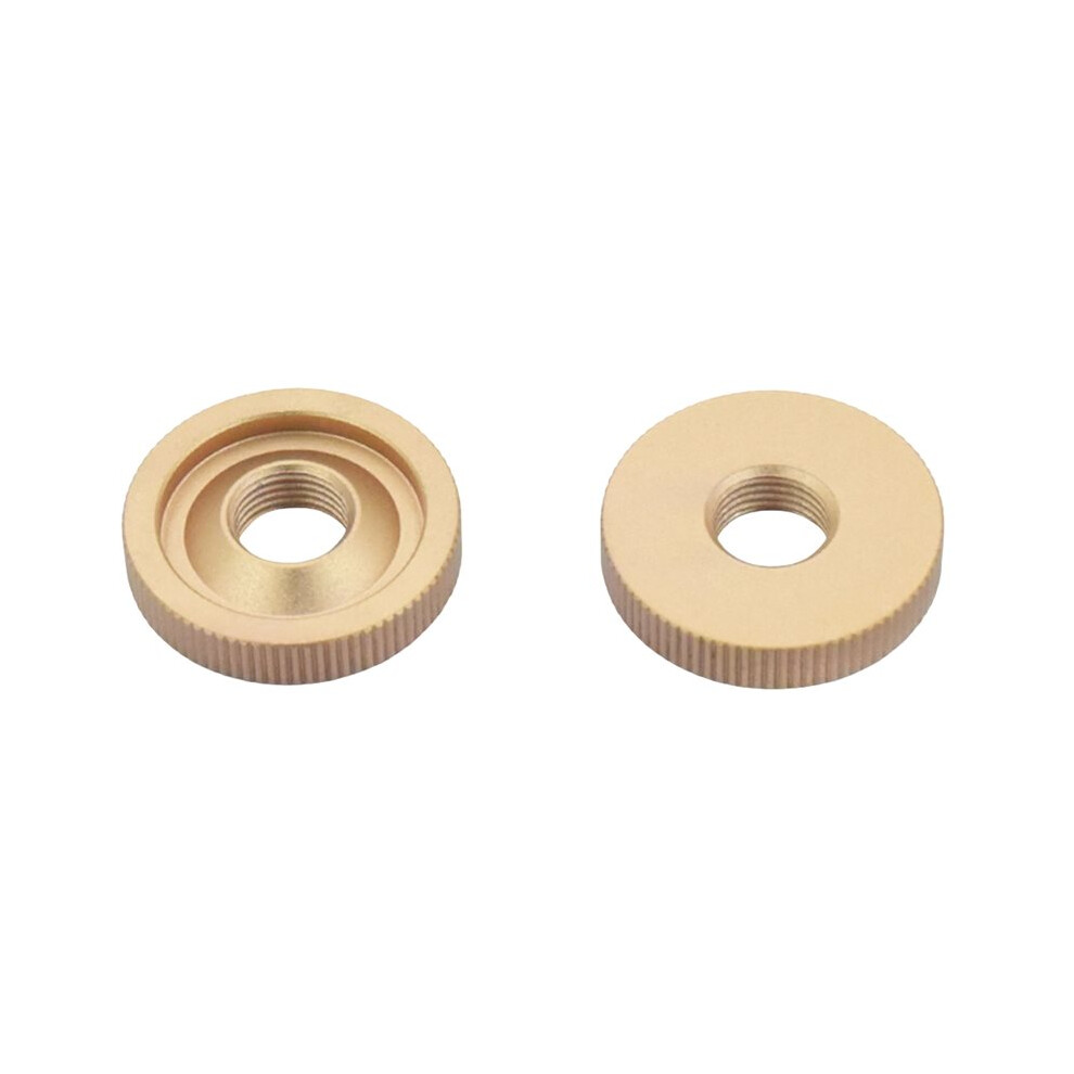 2Pcs Alloy Colorful Nuts For Nagra / Stellavox High Precision Reel Retaining Nuts Gold 6031783866549