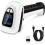 1D QR 2D Barcode Scanner,  Wireless Bar Code Scanners with LCD Screen Display, Handheld Barcode Reader 1