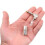 5Pcs Right Angle 6.35mm 1/4 Inch TS Mono Plug, Connector for Guitar, Speaker, Microphone Cable 2
