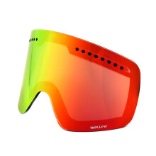 Ski Goggles With Double Layer Detachable Lens Anti-Fog UV Protection Adjustable Strap for Winter Sports