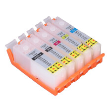 5er-Pack Druckerpatronen-Set für PIXMA IP7250 MG6350 MG5450 MX925, Schwarz, Cyan, Magenta, Gelb