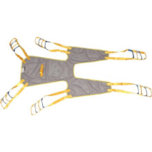 Patient Lift Toileting Sling Large Mesh Shower Sling Adjustable Divided Leg Hoist for Elderly Bathroom Transfer Grey L