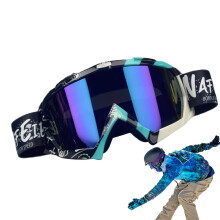 Ski Goggles - TPU Snowboard Goggles for Men & Women | UV Protection Skiing Goggles with Colored Lenses