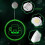 Διακοσμητικά παραθύρων Shamrock Window Decor St Patricks Day Διακοσμήσεις, Φώτα σιλουέτας με 6