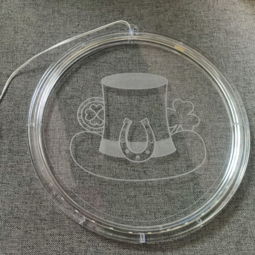 Διακοσμητικά παραθύρων Shamrock Window Decor St Patricks Day Διακοσμήσεις, Φώτα σιλουέτας με 2